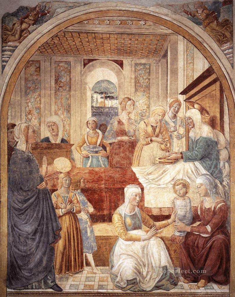 Birth of Mary Benozzo Gozzoli Oil Paintings